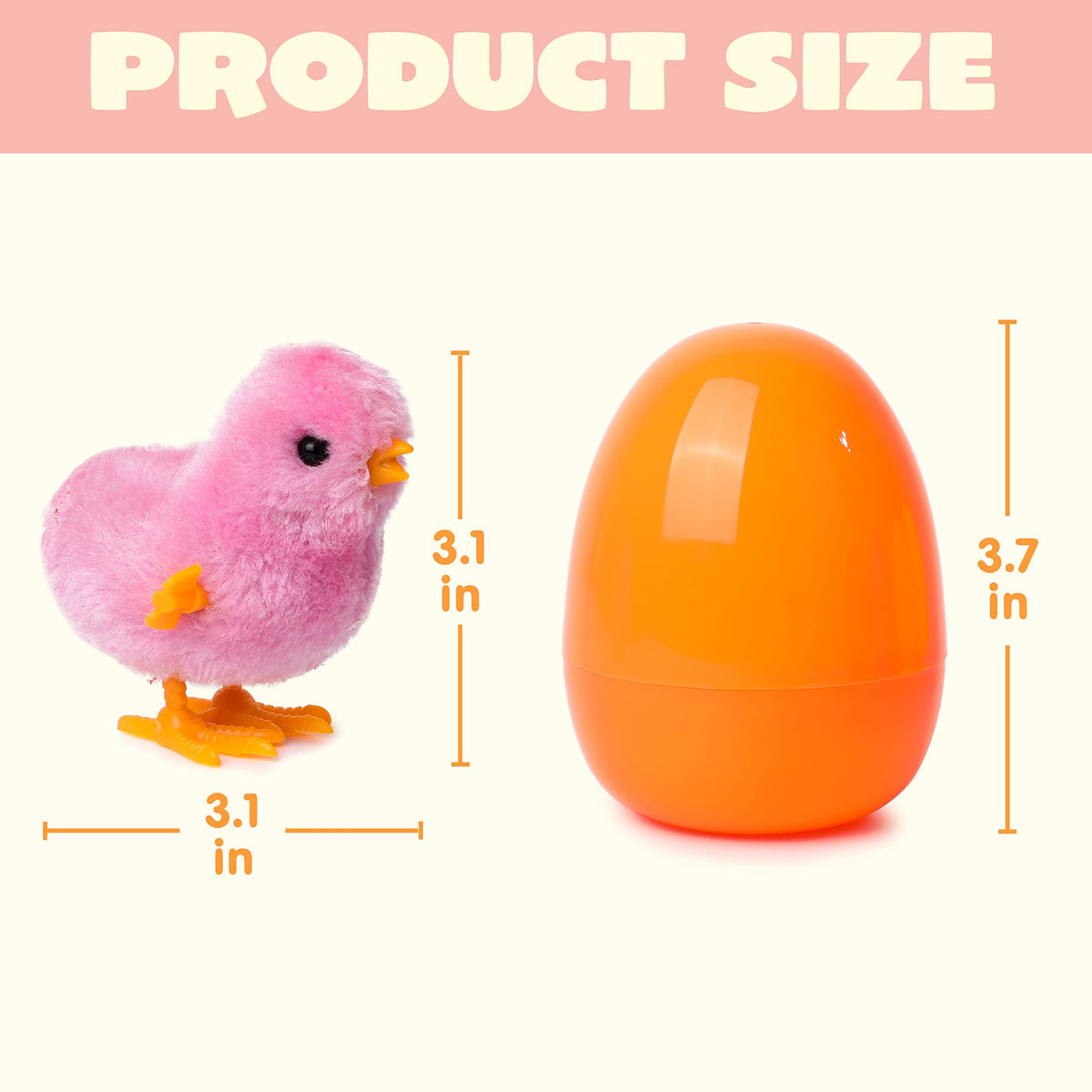 JOYIN wind-up eggs use premium materials for lasting playtime.