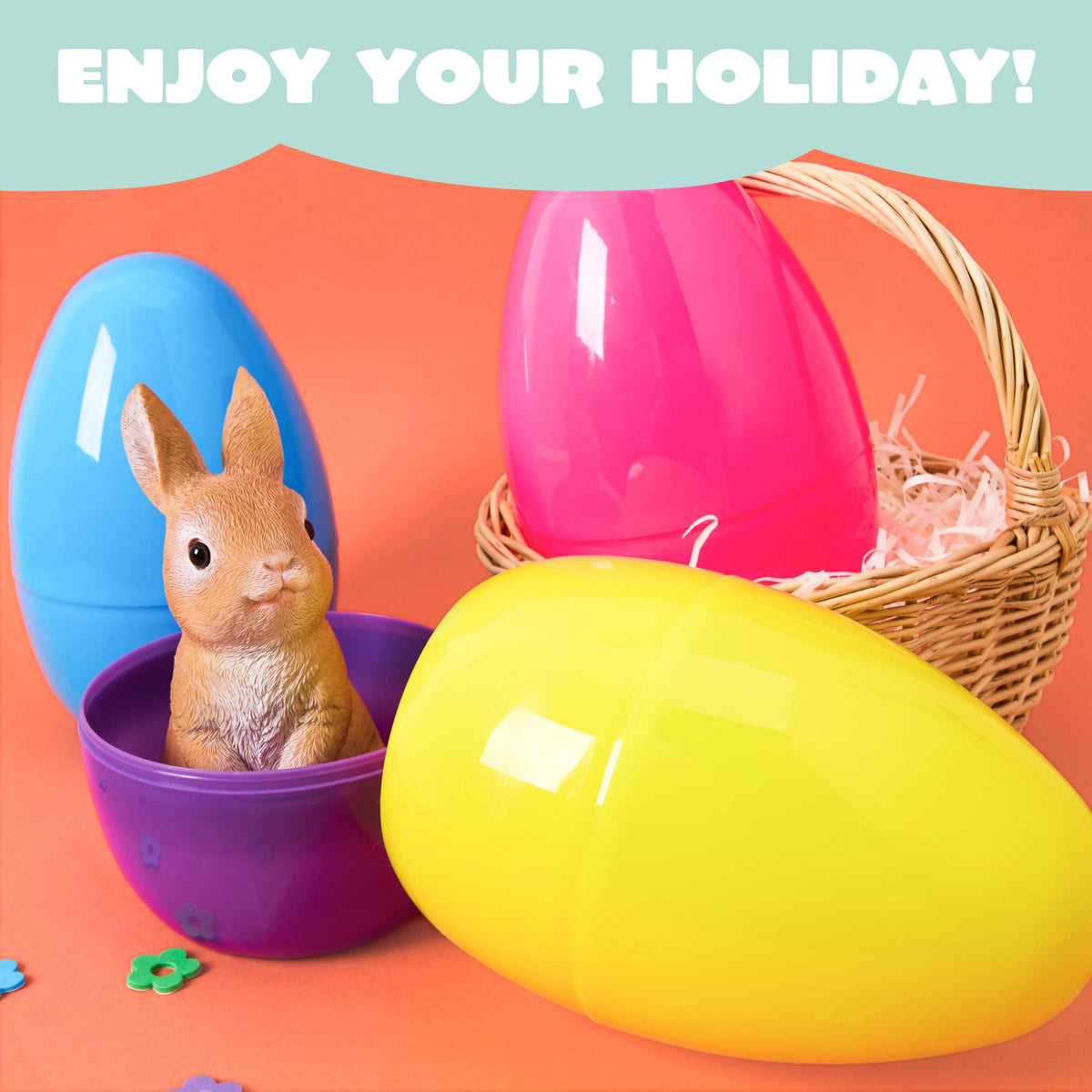 JOYIN Easter hunt basket filler eggs spark excitement in classrooms and homes.