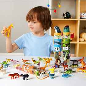 JOYIN Easter basket stuffers and party favors with compact animal figures