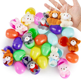 JOYIN Easter party favors and goodie bag fillers with plush prizes.