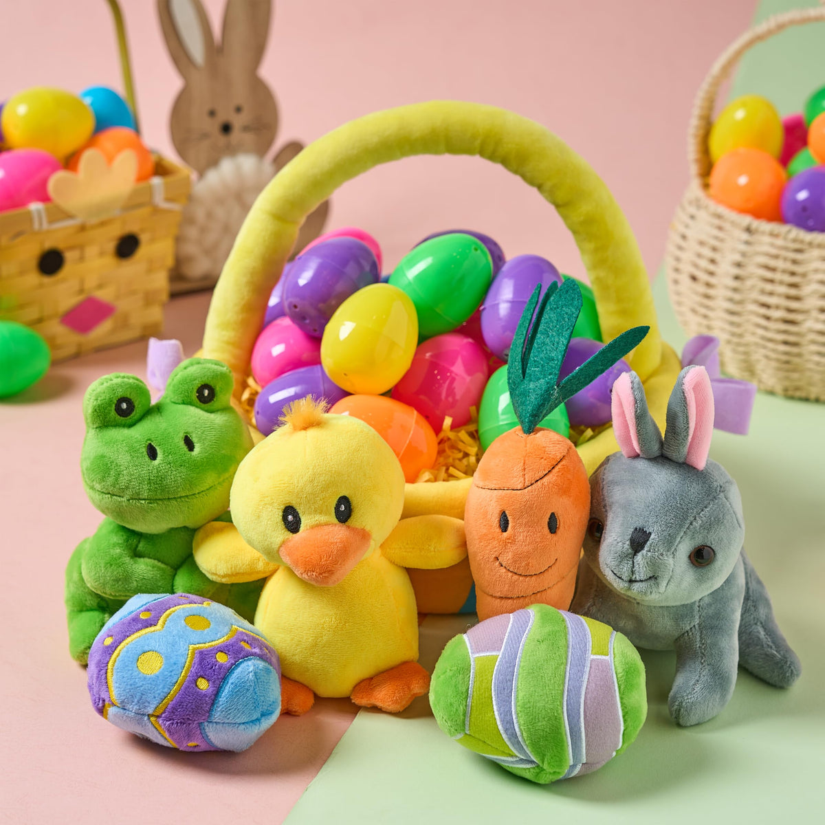 JOYIN plush Easter egg two, tactile decoration and toy