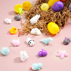 JOYIN yellow chicken mochi inside egg, colorful classroom prize