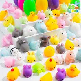 JOYIN Easter prefilled egg with mochi duckling squishy for festive egg hunts