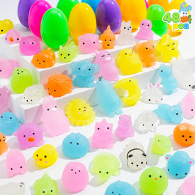 JOYIN Easter prefilled eggs with mochi toys for kids' Easter fun