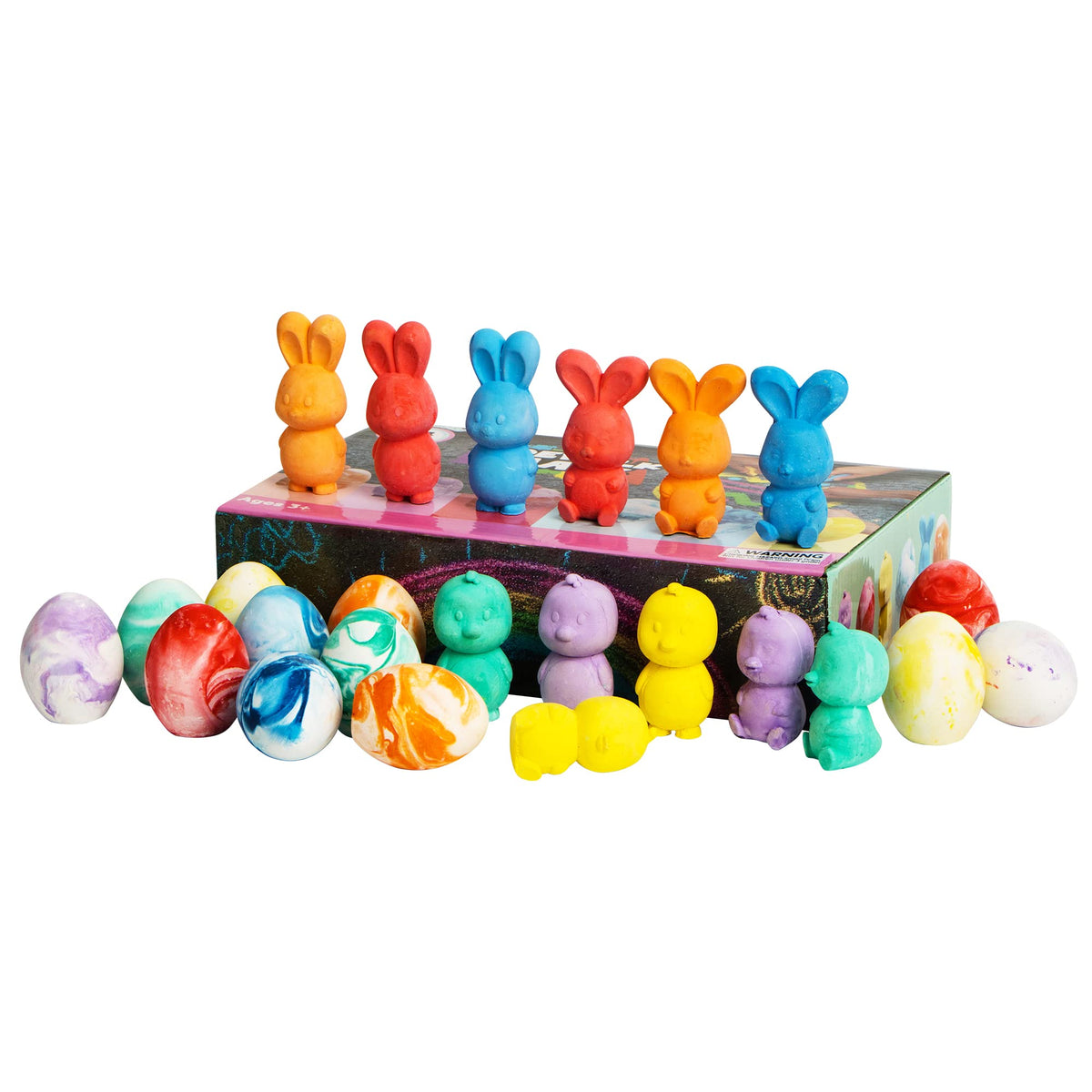JOYIN multicolor set offers bold hues for sidewalk art and spring fun