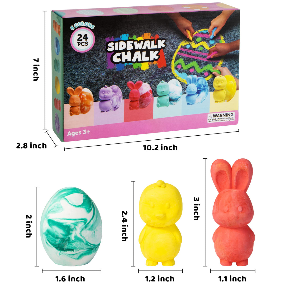 JOYIN gift-ready chalk set boosts Easter baskets and party favors