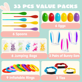 JOYIN Easter spoons and eggs set for safe, engaging play.