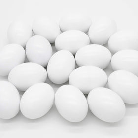 JOYIN gift-decor pack with plain white wooden eggs for fillers.