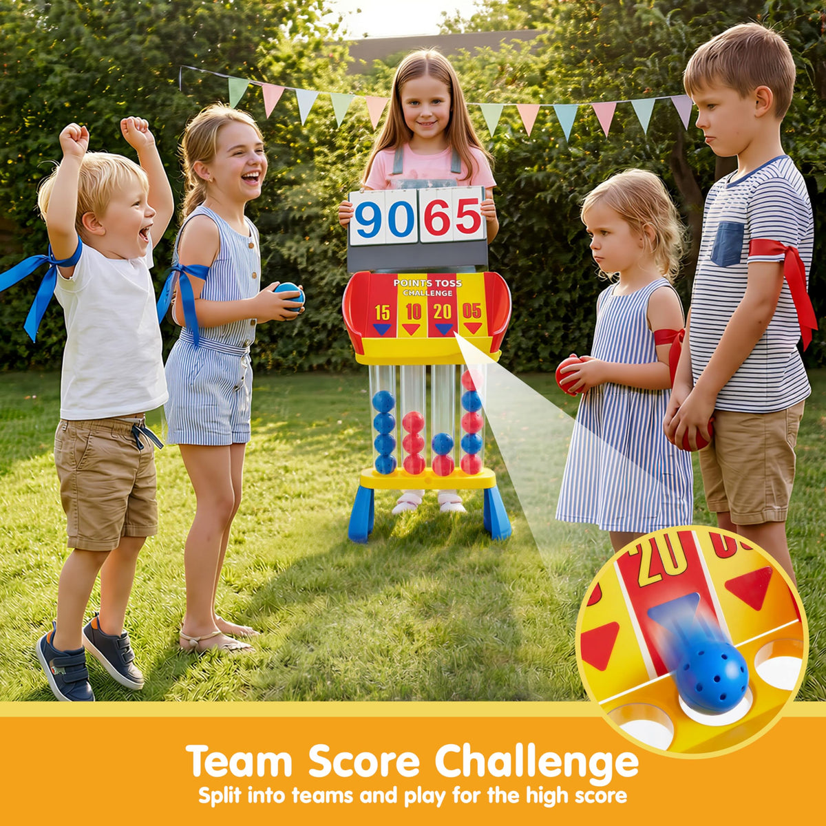 JOYIN Easy-assemble, durable frame enables quick outdoor fun at gatherings