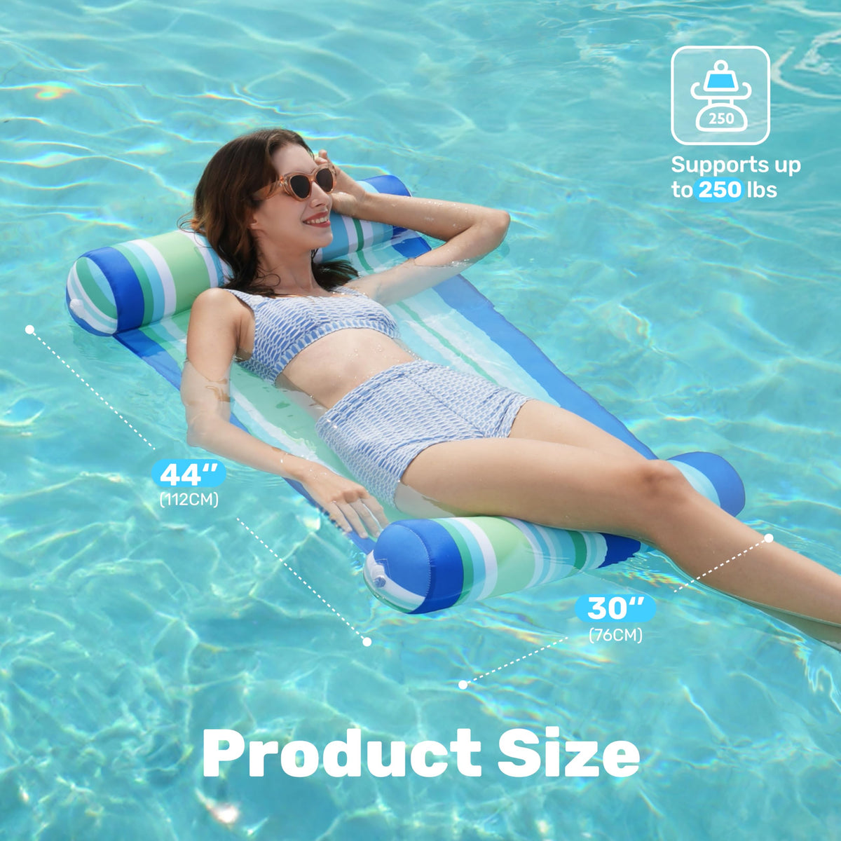 JOYIN simple setup pool float for pool or beach
