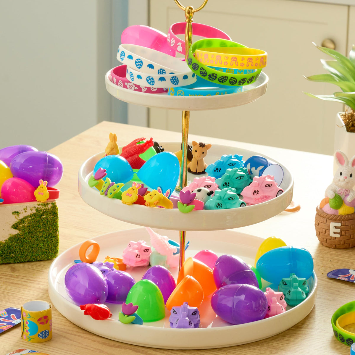 JOYIN eggs hide animal erasers inside for colorful learning moments