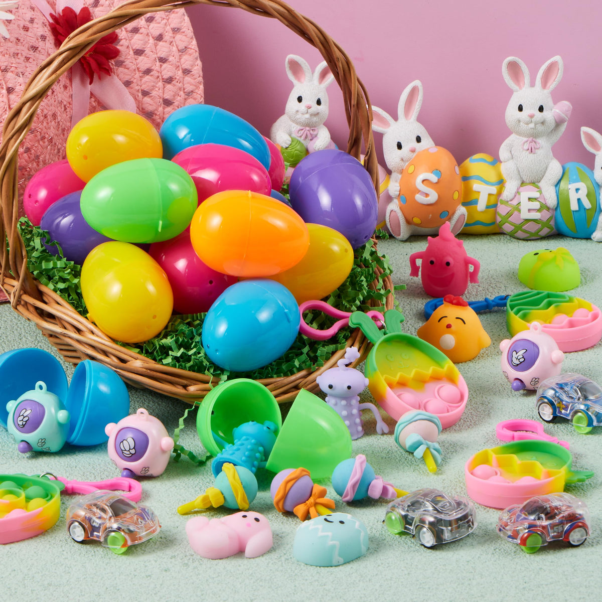 JOYIN lollipop erasers eggs, colorful desk décor and toys.