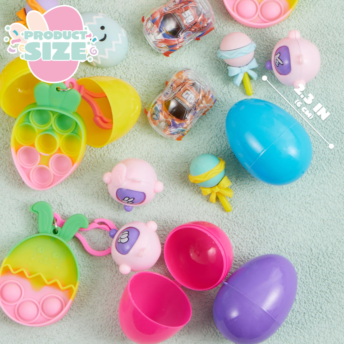JOYIN Mochi toys eggs, soft, safe playtime surprises.
