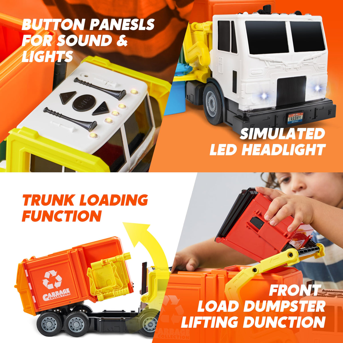 JOYIN electronic console with lights and sounds for realistic play.