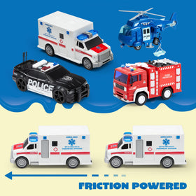 JOYIN detailed cab view helps kids explore vehicle controls and role-play responsibilities.