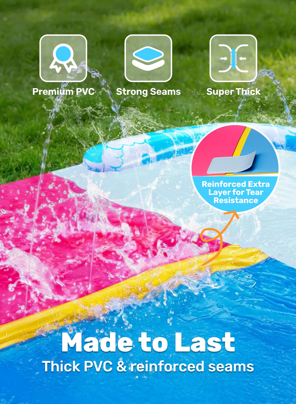 JOYIN end splash pool adds a soft landing zone at slide exit