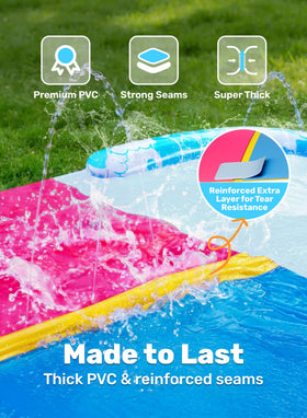JOYIN end splash pool adds a soft landing zone at slide exit