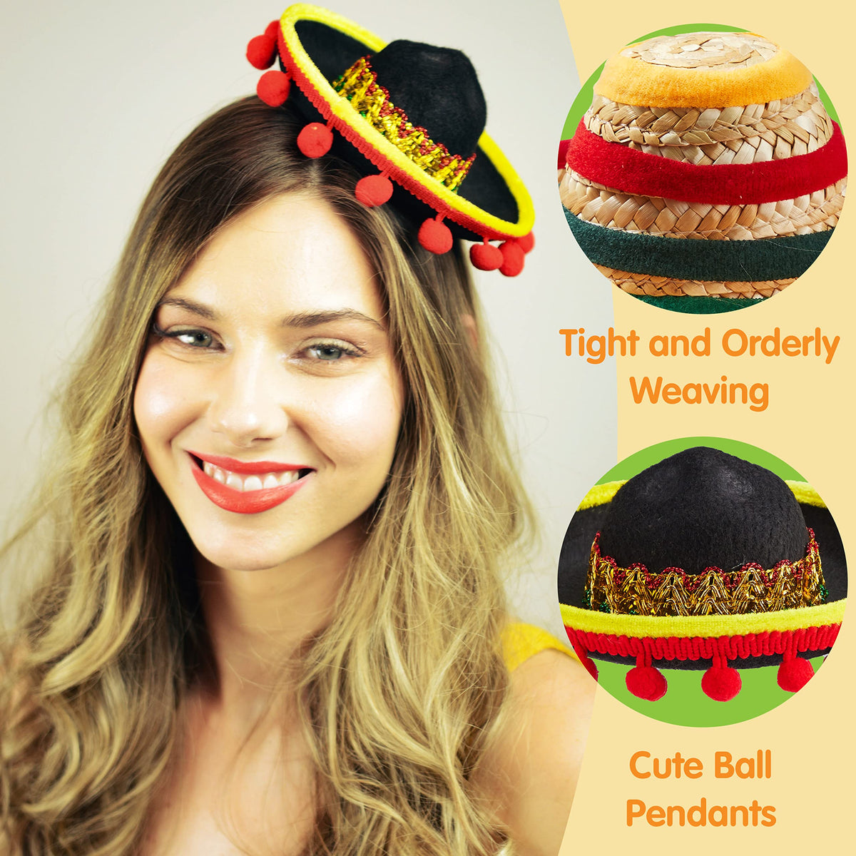 joyin fabric sombrero headband pattern variant for events