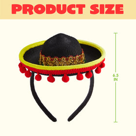joyin fabric sombrero headband design with decorative fringe
