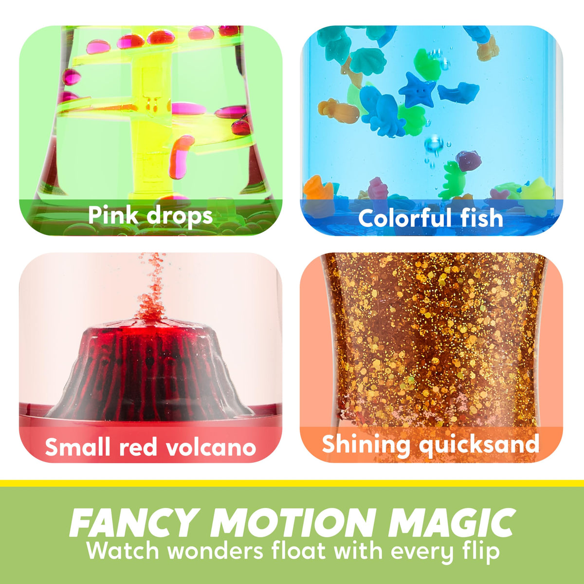 JOYIN fidget tubes help create a calming moment at home after school.