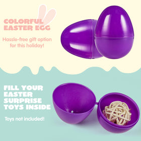 JOYIN fillable Easter eggs with smooth hinge for easy assembly and surprises