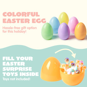 JOYIN fillable jumbo eggs inviting surprises during Easter egg hunts.