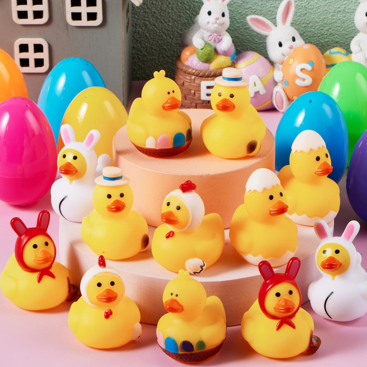 JOYIN Easter egg with bunny-ear duck for playful bath time.