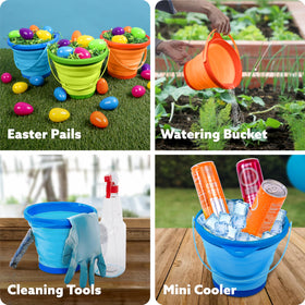 JOYIN compact foldable pail storage makes packing simple
