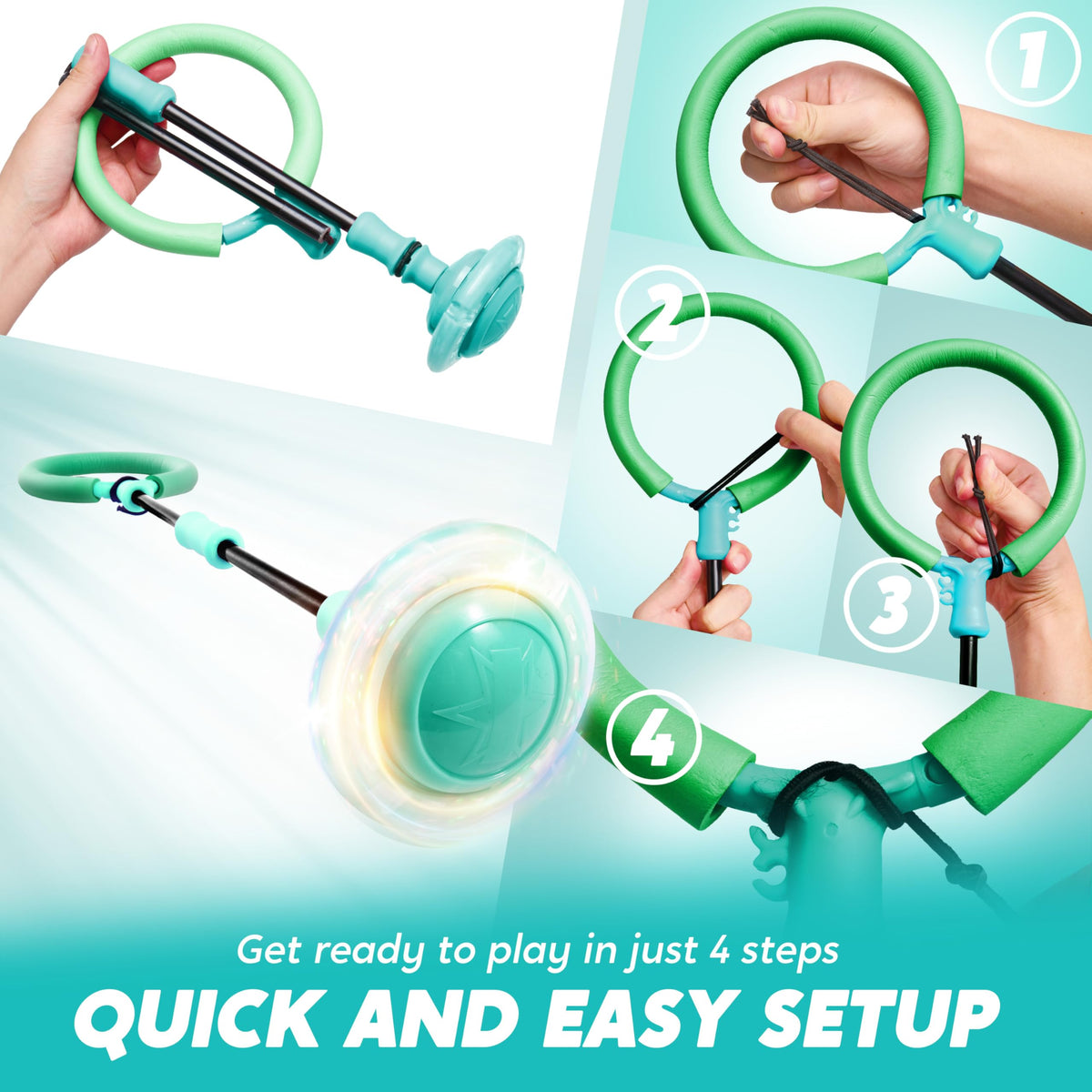 JOYIN foldable design for easy storage and quick setup for all ages.