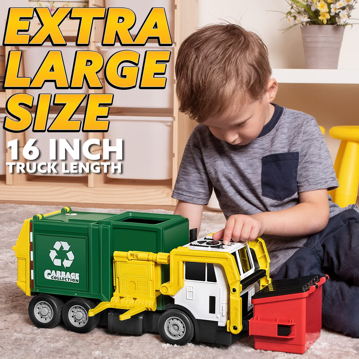 JOYIN front dumper action invites kids to simulate garbage collection
