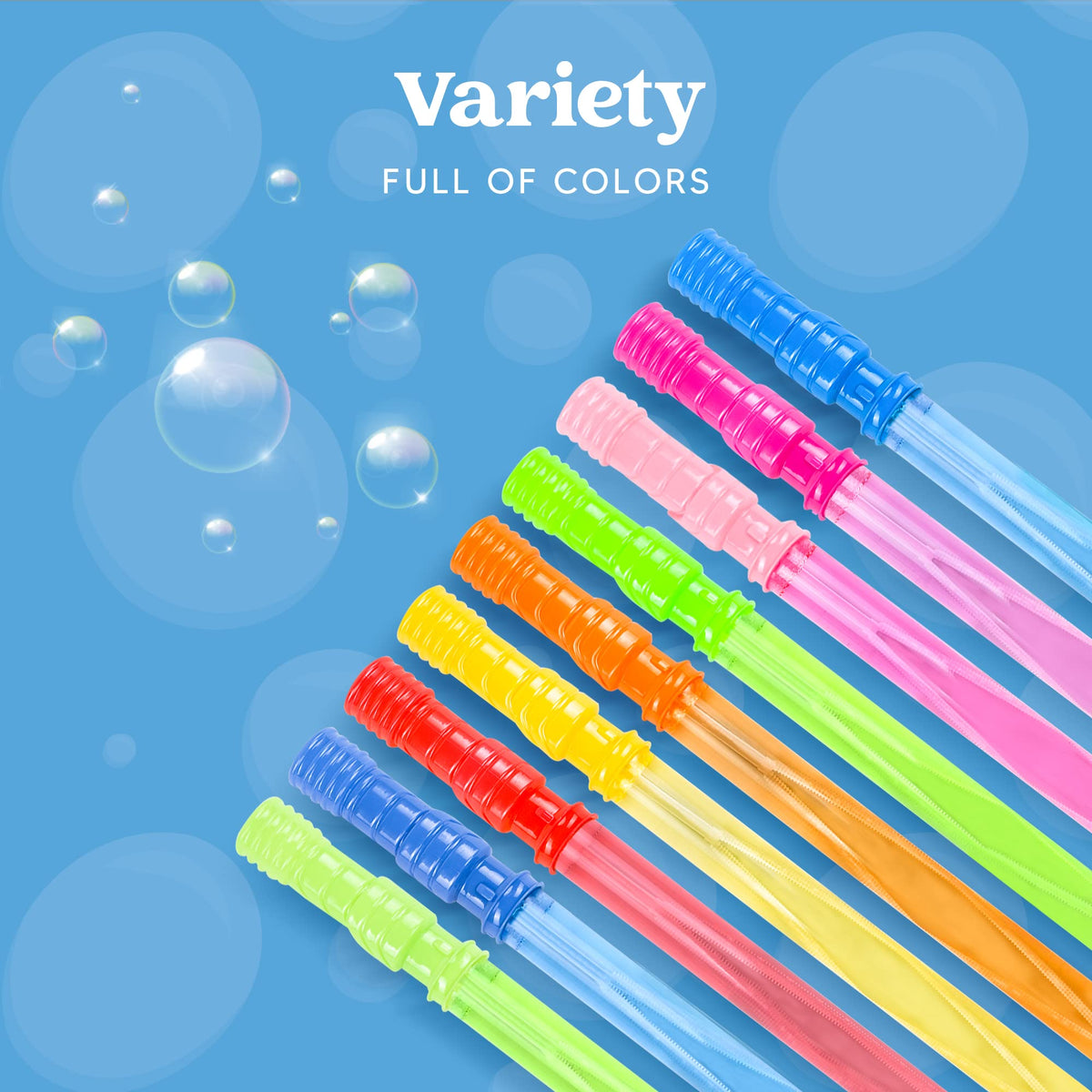 JOYIN giant bubbles in action with vivid colors and smooth trails