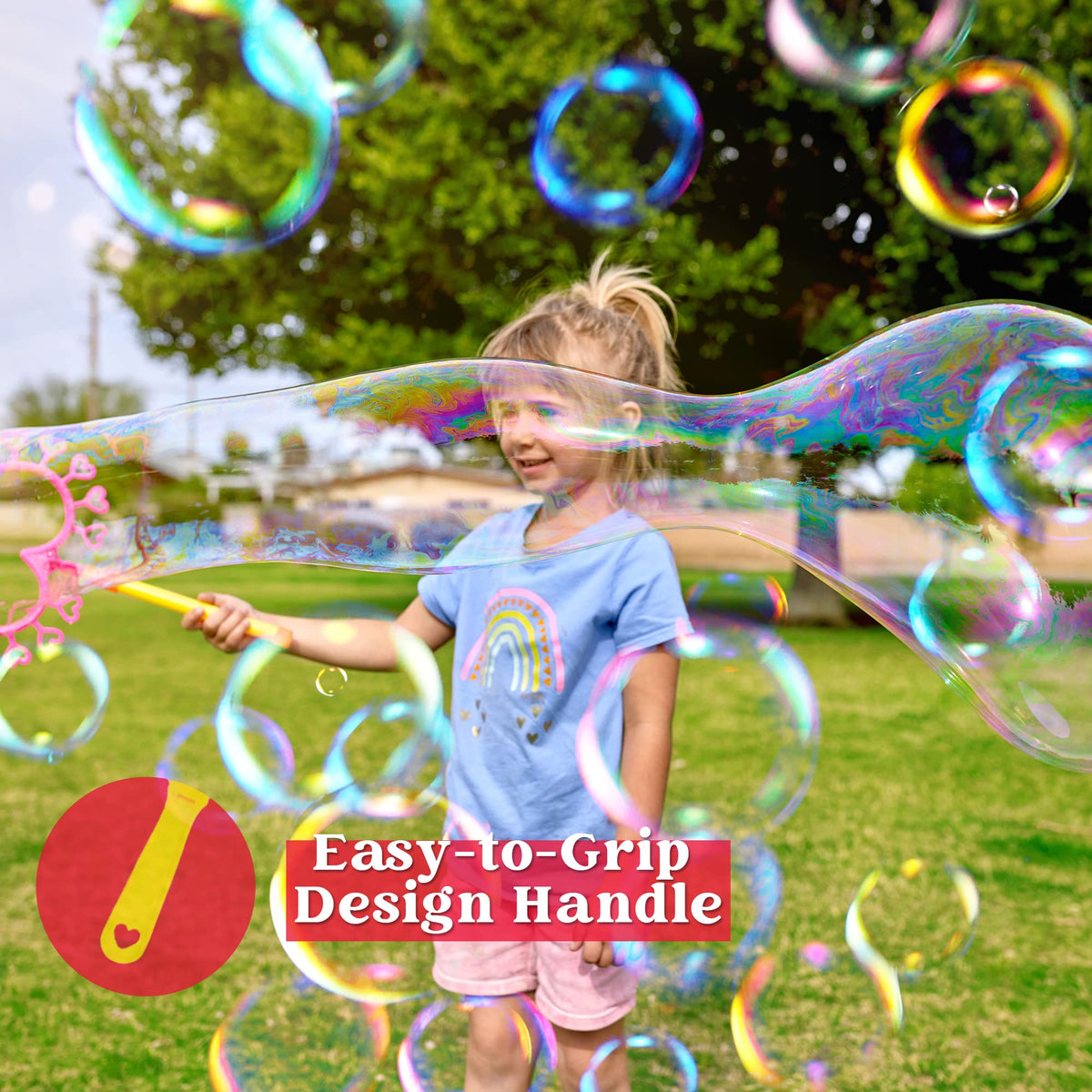 JOYIN giant colorful bubble wands variety for dramatic bubbles