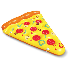 JOYIN Giant Pizza Slice pool float inflation chambers support reliable buoyancy on hot days.