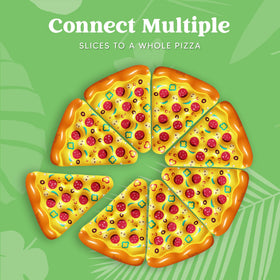 JOYIN Giant Pizza Slice pool float tear-resistant material stands up to weekend lounging.