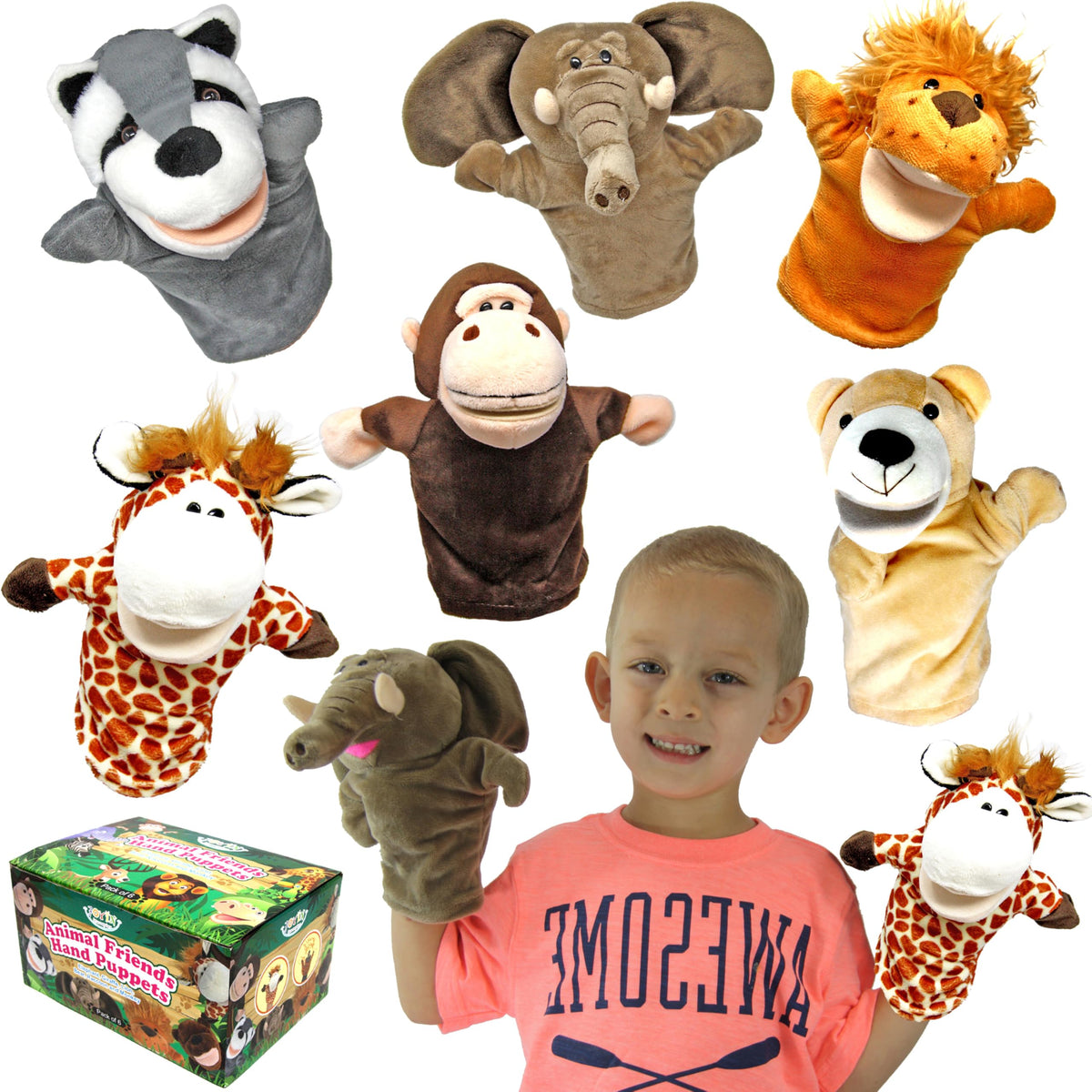 JOYIN gift packaging puppet set makes a great present.