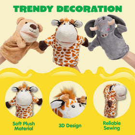 JOYIN giraffe puppet ready for imaginative puppet adventures.