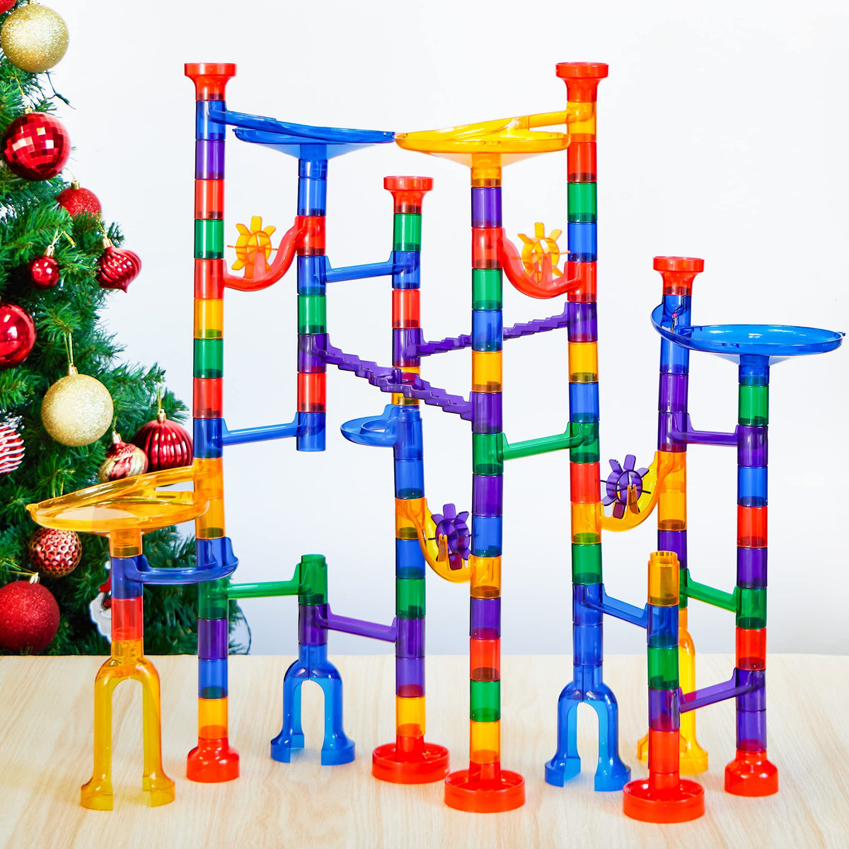 JOYIN step-by-step assembly instruction for marble run