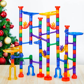 JOYIN step-by-step assembly instruction for marble run