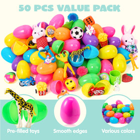 JOYIN gold filled plastic eggs add festive shimmer to celebrations.