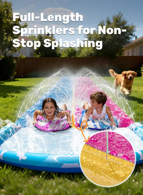 JOYIN six ground stakes stabilize the slide for safe outdoor play