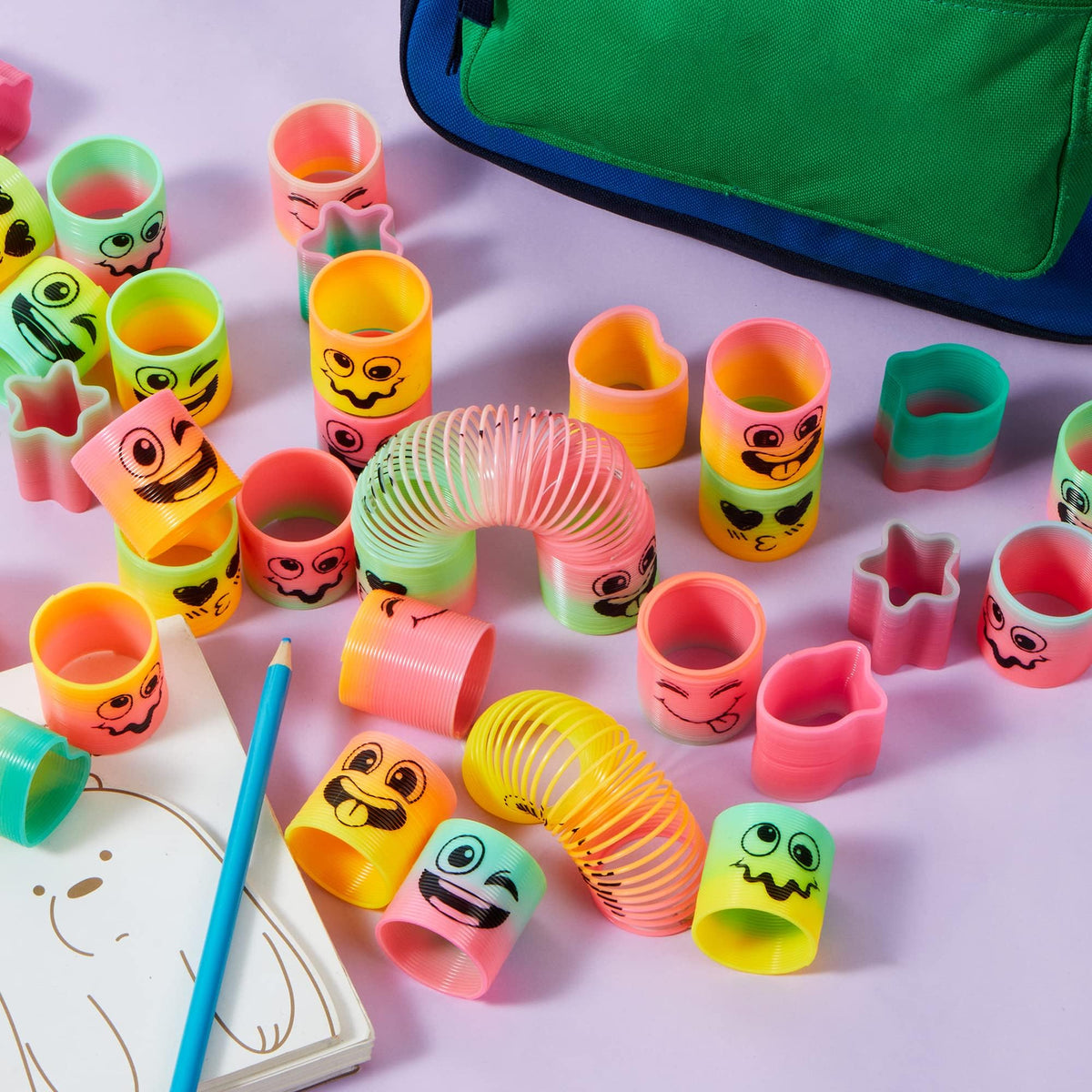 JOYIN Halloween treat bags with rainbow springs offer playful, interactive fun