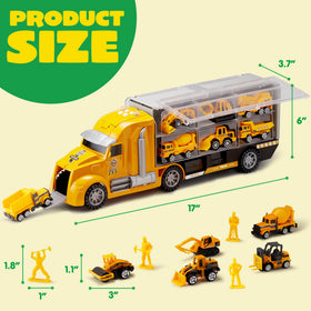 JOYIN a complete playset inspires construction-site imagination and creative narratives.