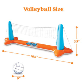 JOYIN inflatable basketball hoop adds a second target for poolside fun