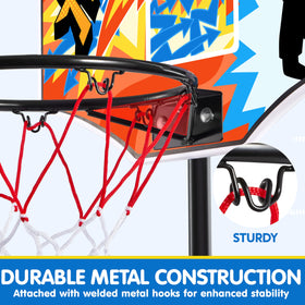 JOYIN includes inflatable basketballs and pump for immediate play