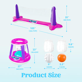 JOYIN family-friendly pool float set for summer gatherings