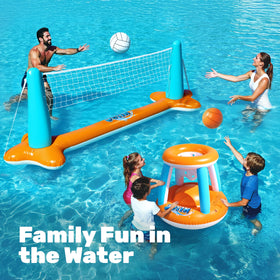 JOYIN inflatable volleyball for immediate play in the water