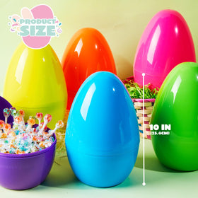 JOYIN jumbo purple Easter egg fillable, easy to open and close.