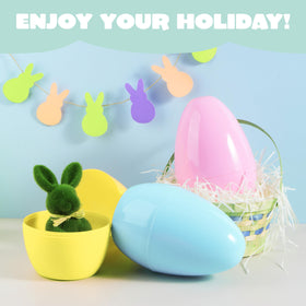 JOYIN jumbo eggs, colorful assortment to enhance egg hunt experiences.