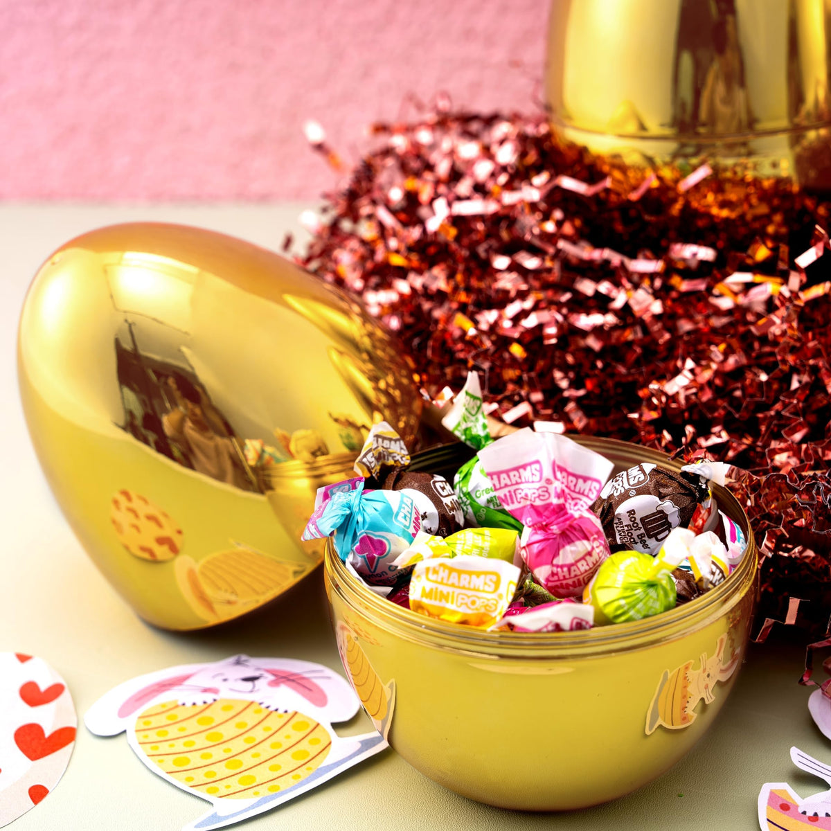 JOYIN kid-friendly Easter egg reveal for classroom prizes and treats.
