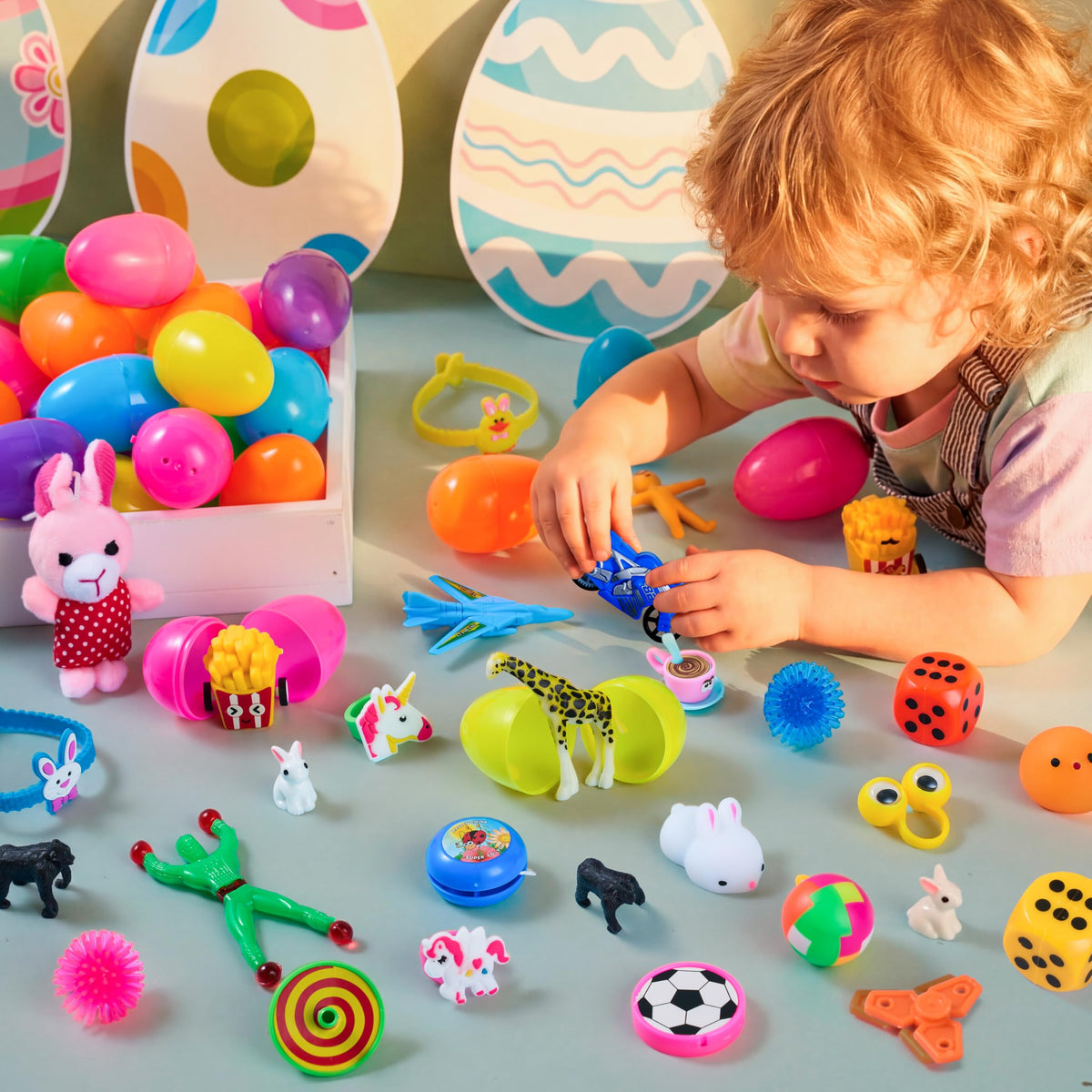 JOYIN eggs bring excitement as kids hunt and discover toys.